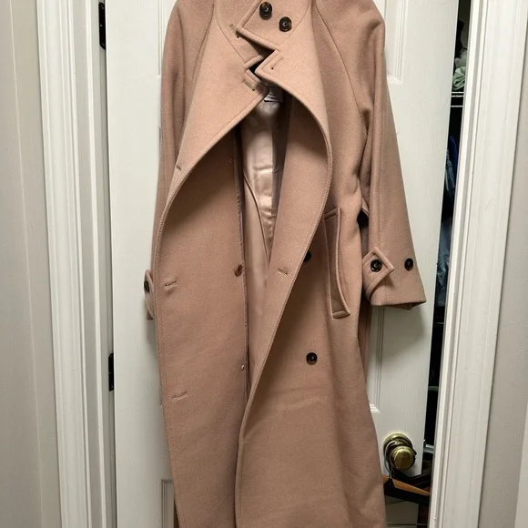 Reiss - NWT tan Wool Blend Coat - Picture 5 of 13